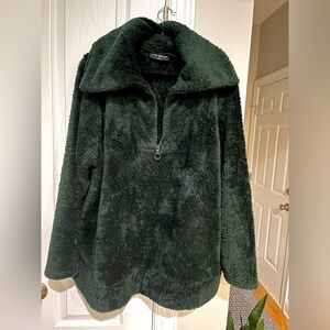 lane Bryant Plush Quarter Zip pullover